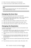 Page 6969 – Scanning: Scanning and Internet Faxing
MC361/MC561/CX2731 MFP Advanced User’s Guide
4Enter a file name containing up to 64 characters.
5Use the arrow keys to select [Enter], then press .
Note
If you do not specify the file name, the name specified by the 
factory default settings is used.
Changing the Scan Size
To specify the appropriate scan size for your document:
1On the [Scan Menu] screen (press the  key), select the 
scan mode you want, then press . If you select 
[USBmemory], skip step 2....