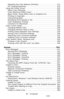 Page 88 – Contents
MC361/MC561/CX2731 MFP Advanced User’s Guide
Adjusting the Color Balance (Density)  . . . . . . . . . . . . . . .  217
For Copying/Scanning  . . . . . . . . . . . . . . . . . . . . . . . . . .  219
Using the Printer Driver . . . . . . . . . . . . . . . . . . . . . . . . . . .  220
About Color Matching . . . . . . . . . . . . . . . . . . . . . . . . . . .  220
Color Matching (Office Color)  . . . . . . . . . . . . . . . . . . . . .  220
Black Finish: Using Office Color or Graphics Pro. . . ....