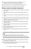 Page 7373 – Scanning: Scanning and Internet Faxing
MC361/MC561/CX2731 MFP Advanced User’s Guide
12Enter the authentication password (containing up to 32 
characters), that you wish to use as the default.
13Use the arrow keys to select [Enter] and then press .
14Use the left arrow key to go back to the main screen.
Setting Custom Encryption Passwords
1On the [Scan Menu] screen, select the scan mode you want, then 
press .
2Press the down arrow key to select [Scan setting], then press 
.
3Press the down arrow key...