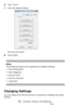 Page 7878 – Scanning: Drivers and Software
MC361/MC561/CX2731 MFP Advanced User’s Guide
6Click “Scan”.
7Click the desired button. 
The scan job starts.
8Click [Quit].
Note
The following buttons are registered as default settings.
• Scan Photograph
•Scan Magazine
•Scan for OCR
•Scan for Internet
•Customize
Changing Settings
You can adjust how the document is scanned by changing the driver 
setting.
Downloaded From ManualsPrinter.com Manuals 