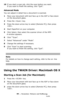 Page 8080 – Scanning: Drivers and Software
MC361/MC561/CX2731 MFP Advanced User’s Guide
10If you start a scan job, click the scan button you want. 
If you want to finish the setting, click “Quit”.
Advanced Mode
You can adjust in detail how a document is scanned.
1Place your document with text face up in the ADF or face down 
on the document glass.
2Press the  key.
3Press the down arrow key to select [Remote PC], then press 
.
4Start PaperPort on your computer.
5Click Select, then select the scanner driver of...