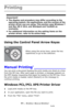 Page 9393 – Printing: Manual Printing‘
MC361/MC561/CX2731 MFP Advanced User’s Guide
Printing
Important!
• The display and procedure may differ according to the 
operating system, the applications, and the version of the 
printer driver you are using. This section uses Windows 7 
and Mac OS X 10.6, and Wordpad and TextEdit as 
examples.
• For additional information on the setting items on the 
printer driver, refer to its online help.
Using the Control Panel Arrow Keyss 
When using the arrow keys, press the key...