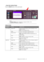 Page 29
Configuring Your Machine > 29
...from the Control Panel
Press the SETUP button on th e control panel.
Address Book
NOTE
The Admin Setup  option is blocked by a  password. Refer to “Pre-
configuration Information” on page 25.
FEATUREOPTIONDESCRIPTION
E-mail Address Register/Edit Use the on-screen keyboard to enter and assign an e-mail  address to the list.
Note: max. 500 address entries.
Delete Select an e-mail address to delete from the list.
Delete and Sort Select an e-mail  address to delete from the...