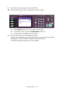 Page 136
Installing Upgrades > 136
9.Reconnect the power cable and switch the MFP on.
10. When the MFP is ready, print a configuration report as follows:
(a) Press  Reports button (1) on the scanner control panel.
(b) On the touch screen, touch the  Configuration button (2).
(c) At the prompt, touch  Yes to print the report.
11. Examine the first page of the configuration report.
Near the top of the page, above the horizo ntal line, you will see the current MFP 
configuration. This list contains  the figure for...