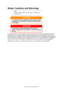 Page 6
Notes, Cautions and Warnings > 6
Notes, Cautions and Warnings
For the protection of your product, and in order to ensure that you benefit from its full 
functionality, this model has been designed  to operate only with genuine Oki Printing 
Solutions toner cartridges. These can be identifi ed by the Oki Printing Solutions trademark. 
Any other toner cartridge may not operate at all, even if it is described as “compatible”, 
and if it does work, your products perf ormance and print quality may be...