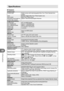 Page 116116EN
Information
10
Speciﬁ cations
 Camera
Product typeProduct type Digital camera with interchangeable Micro Four Thirds Standard lens 
system
Lens M.Zuiko Digital, Micro Four Thirds System Lens
Lens mount Micro Four Thirds mount
Equivalent focal length on 
a 35 mm ﬁ  lm camera Approx. twice the focal length of the lens
Image pickup deviceProduct type
4/3 Live MOS sensor
No. of total pixels Approx. 17,200,000 pixels
No. of effective pixels Approx. 16,050,000 pixels
Screen size 17.3 mm (H) × 13.0 mm...