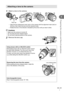 Page 1313EN
Preparing the camera and ﬂ ow of operations
1
Attaching a lens to the camera
1 Attach a lens to the camera.
12
Rear cap2
1
•  Align the lens attachment mark (red) on the camera with the alignment \
mark (red) on 
the lens, then insert the lens into the camera’s body.
•  Rotate the lens in the direction indicated by the arrow until you hear i\
t clicks.
# Cautions
•  Make sure the camera is turned off.
•  Do not press the lens release button.
•  Do not touch internal portions of the camera.
2 Remove...