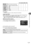 Page 6565EN
Menu functions (Shooting menus)
4
h i-aJ K
 Pict. Tone
(Monotone) Colors the black and white image.
kk
N:Neutral
Creates a normal black and white 
image.
S:Sepia Sepia
B:Blue Bluish
P:Purple Purplish
G:Green Greenish
# Cautions
•  Changes to contrast have no effect at settings other than [Normal].
 Image quality (K)
Select an image quality. You can select a separate image quality for photographs and 
movies. This is the same as the [K] item in [Live Control].
•  You can change the JPEG image size...