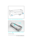 Page 205(continued on next page)
Figure 1-42b Fuser Cover End Latches (LaserJet 4 Plus)
Figure 1-42c Fuser Wire Harness Cover Removal  (LaserJet 4
Plus)
6-51 Removal and Replacement 