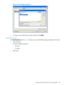 Page 187Figure99SelectObjectsdialogbox
•Toremoveauser,selecttheusername,andthenclickDelete.
RoleRestrictionstab
TheRoleRestrictionstab(Figure100)allowsyoutosetthefollowingloginrestrictionsfortherole:
•Timerestrictions
•IPnetworkaddressrestrictions:
IP/mask◦
◦IPrange
•DNSname
SettingupHPextendedschemadirectoryintegration187 