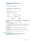 Page 29Figure9AccessSettings–Languagepage
4.ClickBrowse(InternetExplorerorFirefox)orChooseFile(Chrome)intheUploadLanguage
Packsection.
5.Selectthedownloadedlanguagepack,andthenclickOpen.
Thefollowingmessageappears:
Only one language pack is supported at a time. If a language pack
is already installed, it will be replaced with this upload. iLO will
automatically reboot after installing the new language pack. Are
you sure you want to install now?
6.ClickOKtocontinue....