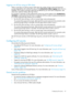 Page 43LoggingintoiLObyusinganSSHclient
WhenauserlogsintoiLObyusinganSSHclient,thenumberofloginnameandpassword
promptsdisplayedbyiLOmatchesthevalueoftheAuthenticationFailureLoggingoption(3ifitis
disabled).ThenumberofpromptsmightalsobeaffectedbyyourSSHclientconfiguration.SSH
clientsalsoimplementdelaysafterloginfailure.
Forexample,togenerateanSSHauthenticationfailurelogwiththedefaultvalue(Enabled-Every
3rdFailure),assumingthattheSSHclientisconfiguredwiththenumberofpasswordpromptsset...