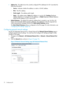 Page 72•Addresslist—ThistableshowsthecurrentlyconfiguredIPv6addressesforiLO.Itprovidesthe
followinginformation:
◦Source—IndicateswhethertheaddressisastaticorSLAACaddress.
◦IPv6—TheIPv6address.
◦PrefixLength—Theaddressprefixlength.
◦Status—Theaddressstatus:Active(theaddressisinusebyiLO),Pending(Duplicate
AddressDetectionisinprogressforthisaddress),orFailed(DuplicateAddressDetection
failedandtheaddressisnotinusebyiLO).
•DefaultGateway—ThedefaultIPv6gatewayaddressthatiscurrentlyinuse.ForIPv6,iLO...