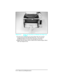 Page 1684On the LJ 4+ and LJ 5 you must release the tray tension
spring located at the left side of the tray.  Use a pair of
needlenose pliers to remove the spring from the tray.
5Rotate the tray down until it slides off its slotted hinges (about
120°)(see Figure 6-12).
Figure 6-12 Rotate the Tray Down to Release the Hinge from
its Slots
6-14 Removal and Replacement 