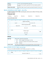 Page 145Asabove,intheCommandDescriptorBlockfield.TraceLog
Thenumberoftracelogbankssupportedbythefirmwaresubsystemspecifiedin
TraceLog.
TraceBanks
ThemaximumlengthinbytesoftheeachtracelogbankindicatedintheTraceLog
field.
MaximumTraceLogSize
READLOGGED-INHOSTTABLEA3h(1Fh)
TheREADLOGGED-INHOSTTABLEcommandgivesadeviceservervisibilityofallhostscurrently
loggedintothedrive.
Pre-executionchecks
DeferredErrorDeferredErrorReservationIllegalFieldUnitAttention
Commanddescriptorblock
01234567
OperationCode(A3h)0...