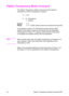 Page 273ENPattern Transparency Mode Command 13-7
Pattern Transparency Mode Command  
The Pattern Transparency Mode command sets the pattern’s 
transparency mode to transparent or opaque.
E
C * v # O
#  =0 - Transparent
1 - Opaque 
Default =0
Range =0, 1 (other values cause the command to be ignored)
A transparency mode of “0” (transparent) means that the white 
regions of the pattern image are not copied onto the destination. 
A transparency mode of “1” (opaque) means that the white pixels 
in the pattern are...