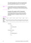 Page 327ENSet Compression Method Command 15-19 TIFF encoding also allows you to include a non-operative (NOP) 
control byte, represented by the value –128. This byte is ignored, 
and the subsequent byte is treated as the new control byte.
NoteIt is more efficient to code two consecutive identical bytes as a 
repeated byte. If these bytes are preceded and followed by literal 
bytes, however, it is more efficient to code the entire group as literal 
bytes.
Examples: Run-length and TIFF Compression   
The following...