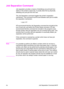 Page 65ENJob Separation Command 4-11
Job Separation Command 
Job separation provides a means of identifying one print job from 
others in the printer’s output tray. It usually does this by physically 
offsetting one print job from the next.
The Job Separation command toggles the printer’s separation 
mechanism. This command must be sent between each job to enable 
the separation mechanism. 
? & l 1 T
HP recommends that the Job Separation command be included at the 
end of each job, just before the Printer Reset...