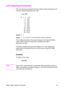 Page 945-24   Page Control CommandsEN
Line Spacing Command 
The Line Spacing command sets the number of lines printed per inch. 
Only the values listed below are valid.
? & l # D
#  =  1 -  1 lpi
  2 -  2 lpi
  3 -  3 lpi
  4 -  4 lpi
  6 -  6 lpi
  8 -  8 lpi
12 - 12 lpi
16 - 16 lpi
24 - 24 lpi
48 - 48 lpi
Default =6
Range =0,1,2,3,4,6,8,12,16,24,48 (Other values are ignored)
This command performs the same function as the Vertical Motion 
Index (VMI) command except that it identifies the VMI in 
lines-per-inch...