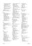 Page 265shared with fax and answeringmachine (parallel phone
systems) 197
shared with fax and voice line (parallel phone systems)
193
shared with fax and voice mail (parallel phone systems)
201
monitor dialing 64, 65
multi-feeds, troubleshoot 130
N
networks
connector illustration 8
firewalls, troubleshoot 131
IP settings 109
link speed 109
settings, change 109
solve problems 150
view and print settings 109
wireless communicationsetup 106
wireless settings 126
noise information 167
O
OCR edit scanned documents...