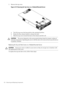 Page 1323.Removethetopcover.
Figure6-10RemovingtheTopCoveronaPedestal-MountedServer
a.Turnthetopcoverlockkeyswitchtotheunlockedposition.
b.Rotatethebluereleasehandletoreleasethelatch.
c.Slidethetopcovertowardthebackofthechassisandliftitoff.
CAUTION:Theserverdependsontheaccesspanelsbeingclosedforpropercoolingof
internalcomponents.Operatingtheserverwiththesidecoverremovedcancausetheserver
toquicklyoverheat.
ReplacingtheTopandSideCoversonaPedestal-MountedServer...