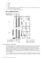 Page 150•256MB
•512MB
•1GB
•2GB
•4GB(HP9000rp3440only).If4GBDIMMsareused,onlyoneconfiguration(8X4GBin
thefirsteightsockets)issupported.
Figure6-33showstheDIMMslotidentification.
Figure6-33DIMMSlotIdentification
rp3410MemoryConfiguration
TheHP9000rp3410supportsDDRSDRAMDIMMswithECCandchipspareprotection.This
serverhas12DIMMslotsandsupportsamaximumof6GBoftotalsystemmemory.Memory
usageintherp3410servervarieswiththemodeldesignation.Intheoriginalserver(model...