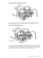 Page 81Figure3-40SlidingtheSequencingRetainerPlate
10.Screwinthefourheatsinkcaptivescrewsinacrisscrosstorquingpatternbyalternately
tighteningthescrewssoasnottocompletelytightenonescrewbeforetheothers.
Figure3-41SecuringtheCaptiveScrews
11.Locatethetwopowerpodmoduleshimsonthesystemboard.(Onserversdeliveredwith
onlyonedualprocessormoduleinstalled,thepowermoduleshimsareheldinplaceby
screwswithplasticspacersoverthethreads.)Removetheholdingscrewsanddiscardthe...