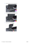 Page 1982.Unclip the left side of th e Left Ink Cartridge Door.
3.Unclip the right side of the Left Ink Cartridge Door.
4.Remove the Left Ink Cartridge Door.
184 Chapter 6   Removal and Installation ENWW 