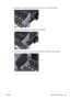 Page 2952.Remove two T-10 screws that secure the Right Side Plate of the Ink Supply Station.
3.Remove the Right Side Plate of the Right Ink Supply Station.
4.Remove two T-10 screws that secure the Left  Side Plate of the Right Ink Supply Station.
ENWW Right Ink Supply Station 281 