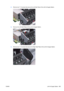 Page 2992.Remove two T-10 screws that secure the Left  Side Plate of the Left Ink Supply Station.
3.Remove the Left Side Plates of the Left Ink Supply Station.
4.Remove two T-10 screws that secure the Right  Side Plate of the Left Ink Supply Station.
ENWW Left Ink Supply Station 285 