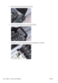 Page 3005.Remove the Left Ink Supply Station bonding cable.
6.Remove the Right Side Plate of the Left Ink Supply Station.
7.Remove the T-15 screw that secures the Left Ink Supply Station to the printer.
286 Chapter 6   Removal and Installation ENWW 