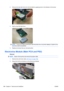 Page 3123.Remove the hard disk drive from the formatter by  applying force in the direction of the arrow.
4.Insert a new hard disk drive.
NOTE: If you try to insert a previously used hard  disk drive, the printer displays a System Error
and will not start successfully.
5. Replace all screws that you removed earlier.
Electronics Module (Main PCA and PSU)
Removal
NOTE: Switch off the printer and remove the power cable.
1.Remove the Left Cover (refer Left Cover on page 188).
2. Disconnect all the connectors on the...