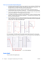 Page 48What to see in the AutoPen Alignment Diagnostics1.At the left we have two checks for the pen to pe n alignment in scan axis direction (Pen2Pen-Fwd
& Pen2Pen-Rev). It is forward and reverse. The ar ea to check is the junction (marked with “-”) of
the black with the rest of colors. The arrows show the printing direction
2. The bidirectional check is at the top, marked as number 2 (Bidir). Check that the lines are
continuous without a gap. The junction is marked  with “-”. The arrows show the printing...