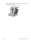 Page 11310.Separate the slot load drive latches , tilt the slot load optical disk drive 2, and lift it from the carrier
 as shown in the following figure.
Figure 5-33  Removing the optical disk drive from the carrier
ENWW Removing and installing components 101 