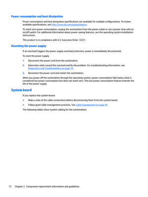 Page 82Power consumption and heat dissipation
Power consumption and heat dissipation speci