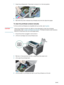 Page 6664    6 - Maintaining and troubleshootingENWW
7Close the printhead latch. Press down to ensure it is in the lock position.
8Close the covers.
9Wait while the printer initializes the printheads and prints two alignment pages.
To clean the printhead contacts manually
To find out which printheads are compatible with your printer, see Supplies.
CAUTIONClean the printhead contacts only after you have attempted to clean the printheads 
automatically. See To clean printheads automatically. Printhead contacts...