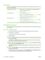 Page 44Cancel faxes
You can cancel outgoing faxes that are currently scanning or that are waiting in the job queue. You can 
also cancel incoming faxes.
Cancel a fax while it is scanning1. Press Stop. The Job Status screen opens, and a message appears that 
confirms the job has been canceled. 
2. Touch OK to continue.
Cancel an outgoing fax1.From the Home screen, touch Job Status. 
2. On the Active tab, open the drop-down list named Select Job Type, and select either  Outgoing Faxes or Send and Outgoing Faxes....