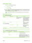 Page 147
Initial Setup menu
The Initial Setup  menu has three sub-menus:
● Networking and I/O
 menu
● Fax Setup
 menu
● E-mail Setup
 menu
NOTE:This menu is also available through the embe dded Web server. In the embedded Web server,
select the  Settings tab, and then select  Configure Device from the menu on the left side of the screen.
See 
Use the embedded Web server on page 88 .
NOTE: Values that have an asterisk (*) are the factory-default values. Some menu items have no
default.
Networking and I/O menu...