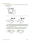 Page 178Load Trays 2, 3, and 4
Trays 2, 3, and 4 hold many standard sizes and types of paper. Each tray holds up to 500 sheets of
75 g/m2 (20 lb bond) paper.
1.Open Tray 2, 3, or 4.
2.Load the paper, whole reams at a time. Always place the long edge along the front side of the tray.
●Load letterhead or preprinted paper with the printed side face-up and the top edge to the left.
NOTE:For duplex printing, load letterhead or preprinted paper with the printed side face-
down and the top edge to the right.
●Load...