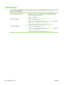 Page 194
Cancel faxes
You can cancel outgoing faxes that are currently scanning or that are waiting in the job queue. You can
also cancel incoming faxes.
Cancel a fax while it is scanning1.Press  Stop. The  Job Status  screen opens, and a message appears that
confirms the job has been canceled.
2. Touch  OK to continue.
Cancel an outgoing fax1. From the Home screen, touch  Job Status.
2. On the  Active tab, open the drop-down list named  Select Job Type, and select
either  Outgoing Faxes  or Send and Outgoing...