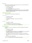 Page 230
Store jobs
You can store jobs on the device so you can print them at any time. You can share stored jobs with
other users, or you ca n make them private.
1. On the  File menu, click  Print.
2. Open the  Job Storage  menu.
3. Next to  Job Storage Mode , select the type of stored job.
4. If you selected  Stored Job or Personal Job  in the previous step and you selected  Use PIN To
Print , type a 4-digit number in the box. When other people attempt to print this job, the device
prompts them to type this...