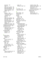 Page 304
load paper 164
locate 6
paper sizes supported 159
paper types supported 158
select from Macintosh 215
select from Windows 208
settings 145
Tray 5 capacity 4,  161
load labels, letterhead, or
prepunched 167
load paper 166
locate 6
paper sizes supported 159
paper types supported 158
part number 226
select from Macintosh 215
select from Windows 208
settings 145
specifications, physical 256
troubleshoot.  See problem-solve
Troubleshooting menu 150
turn device on or off
master power switch, locate 7
on/off...