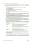 Page 58
Obtain e-mail addresses from a shared LDAP server
You can obtain addresses from a shared LDAP server so  they are available to users who are signed in.
These addresses are available when the user selects the  All Contacts or Shared Contacts  address book
view.
1. Open the embedded Web server. See 
Open the embedded Web server on page 40.
2. Select the  Digital Sending  tab.
3. Select  Address Book  from the menu on the left side of the screen.
4. Select the  Network Contacts Setup  tab.
5. Click  Find...