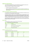 Page 68
Import fax speed-dial lists
You can import fax speed-dial lists from a comma-separated value (.CSV) file that is stored on the
network. These speed-dial lists are av ailable for users at the control panel.
The following methods are available for importing speed dials:
● Create a fax speed-dial .CSV file for this device.
● Export a .CSV file from an older HP MFP device, if
 that device supports the export feature, and
import that file to this device. See 
Import e-mail address and fax speed-dial records...