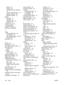 Page 138
features 36
opening 36
operating systems supported9
restoring default settings 38
settings, changing 39
Windows, features 10
printing both sides 41
canceling 43
troubleshooting 93
Windows 39
problem solving.  See
troubleshooting
programs, settings 9
properties.  See settings
Q
quality HP ImageREt 2400 46
print settings 84
print, troubleshooting 84, 85
specifications 5
Quick Sets 38
R
Readme 66
Ready light 21, 97
ready light and select button 21
rear output door features 5
recycling plastics 116
print...