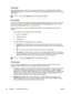 Page 132
PostScript
Use the PostScript option when you are using the PostScript print personality. When the Print
PostScript error  option is turned on, the PostScript error page automatically prints when PostScript
errors occur.
NOTE You must click  Apply before your changes take effect.
Print quality
Use the HP ToolboxFX print-quality options to improve the appearance of your print jobs. These are
the same options that are available on the  System setup and Print quality  menu on the control
panel. For more...