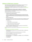 Page 38
Software for Macintosh computers
The HP installer provides PostScript® Printer Description (PPD) files, Printer Dialog Extensions
(PDEs), and the Macintosh Configure Device for use with Macintosh computers.
If both the printer and the Macintosh computer are connected to a network, use the printer
embedded Web server (EWS) to configure the printer. For more information, see 
Using Macintosh
Configure Device.
Installing Macintosh printing system software for networks
This section describes how to install...