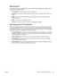 Page 137
Networking tab
This tab allows the network administrator to control network-related settings for the printer when it is
connected to an IP-based network.
●IP Configuration . Use this page to set the IP configuration.
● Advanced
. Use this page to enable network features such as SLP Config, DHCP, BootP, and
AutoIP.
● mDNS
. Use this page to set the mDNS. Use these settings to turn on or off Rendezvous or
Bonjour discovery.
● SNMP
. Use this page to set SNMP protocols.
● Password
. Use this page to set or...