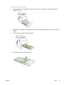 Page 107Jam in tray 2 or optional tray 3
1.If the optional tray 3 is install ed, pull it out and place it on a  flat surface. If the jammed sheet is
visible, remove it.
2. If the sheet is not visible, check  inside the printer at the top of the tray opening. Remove any jammed
media.
3. Pull out tray 2 and place it on a flat surface.
4.If the jammed sheet is visible, remove it.
ENWW Jams 97
 