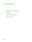 Page 454 Printing tasks
This chapter describes how to perform basic printing tasks:
●
Controlling print jobs
●
Configuring trays
●
Using features in the Windows printer driver
●
Using features in the Macintosh printer driver
●
Using 2-sided (duplex) printing
●
Stopping a print request
ENWW35
 